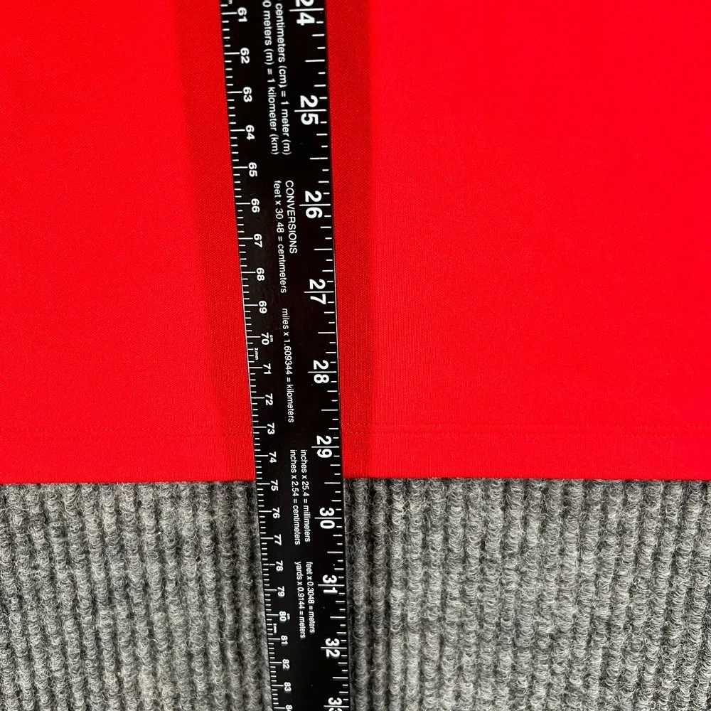Nike Polo Shirt Mens Large Red Short Sleeve Golf Standard Fit Outdoor Casual